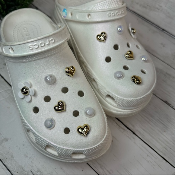 Crocs Classic Bae Iridescent Clogs SPECIAL EDITION - RARE Size 11 - Picture 8 of 11